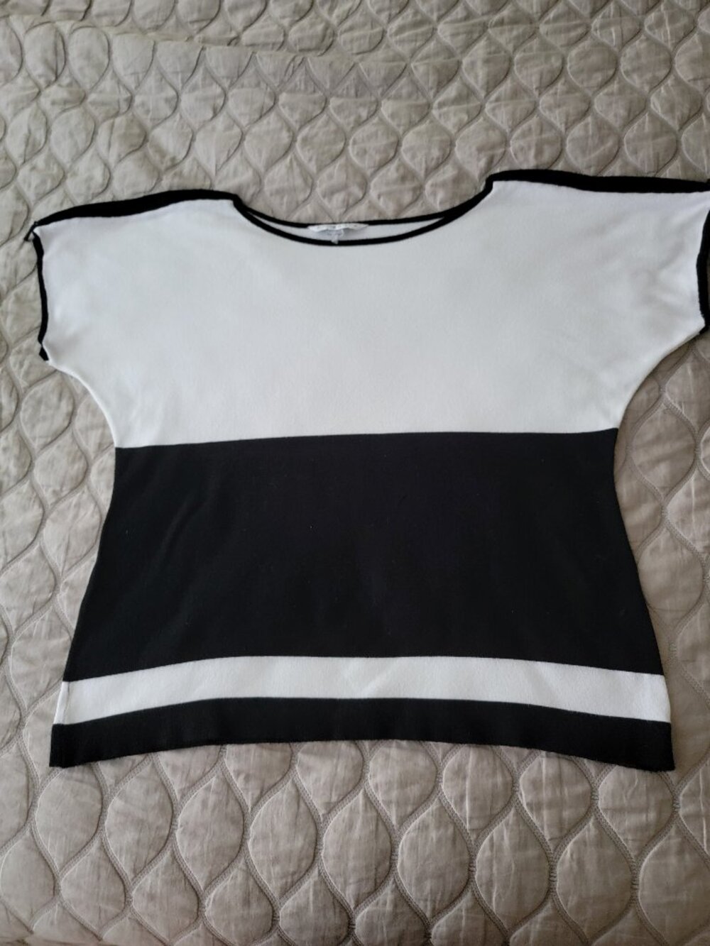 Bianca Nygård women's colorblock knit top, XL